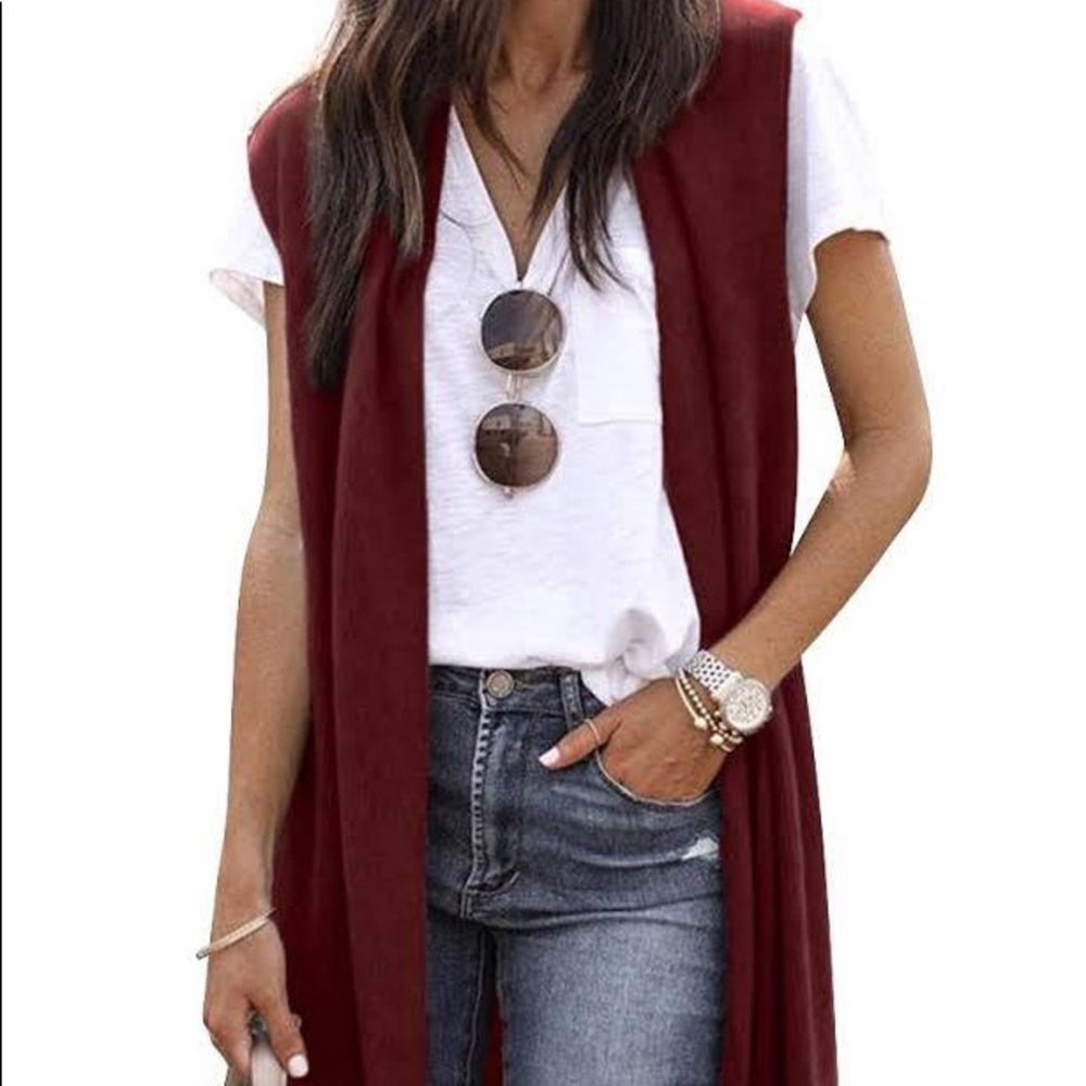 Talbots Long Sweater Vest
